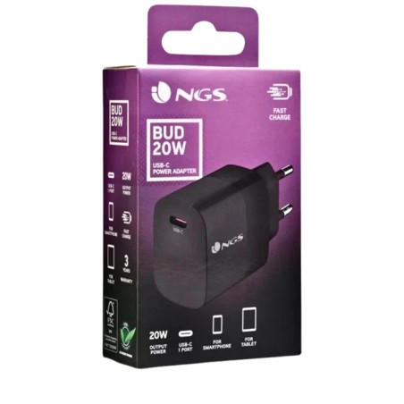 Adaptateur USB-C 20W NGS Power | Chargeur rapide