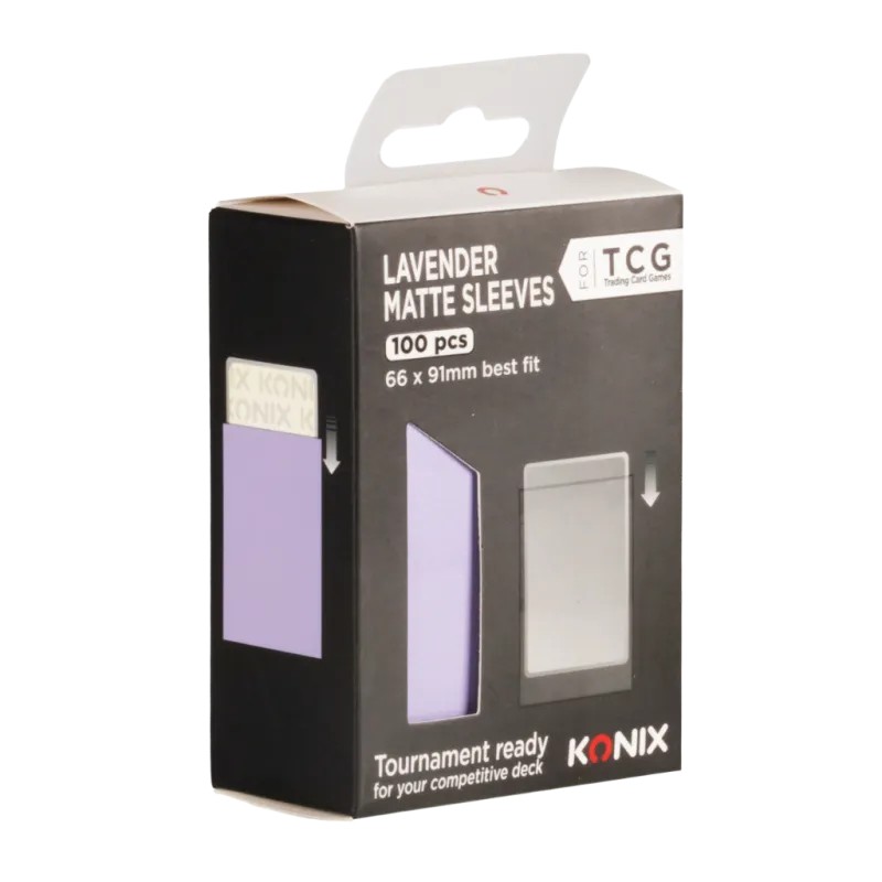 Sleeves TCG Lavender Mat 100 pcs Konix | Protection