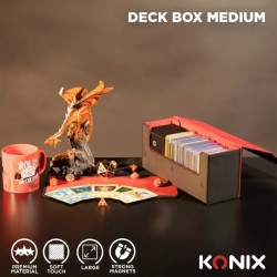 Deckbox TCG Premium Medium Konix | Rangement Cartes