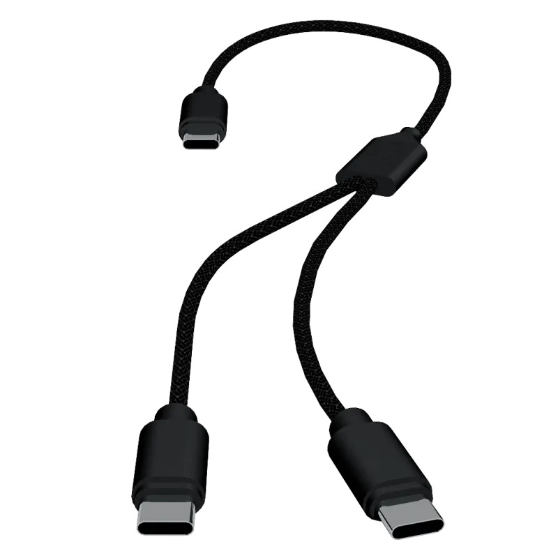 Câble USB-C double tête 1,5M Konix - PS5