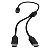 Câble USB-C double tête 1,5M Konix - PS5
