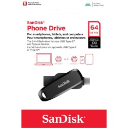 Clé USB 64Go SanDisk iXpand USB 3.2 Type-C