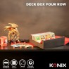 Deckbox TCG 4 rangées Konix | Rangement Cartes