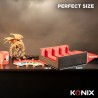 Deckbox TCG 4 rangées Konix | Rangement Cartes
