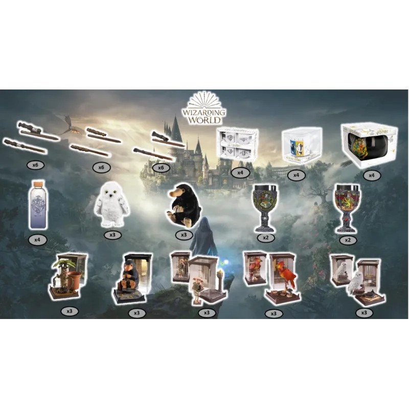 Assortiment figurines HP 59 pcs | Innelec