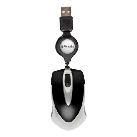 Souris filaire compacte Verbatim GO Mini Travel Black
