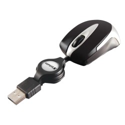Souris filaire compacte Verbatim GO Mini Travel Black
