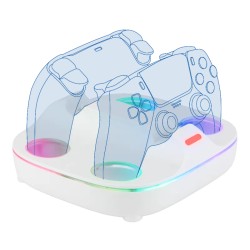 Station recharge RGB Dualsense PS5 | Konix