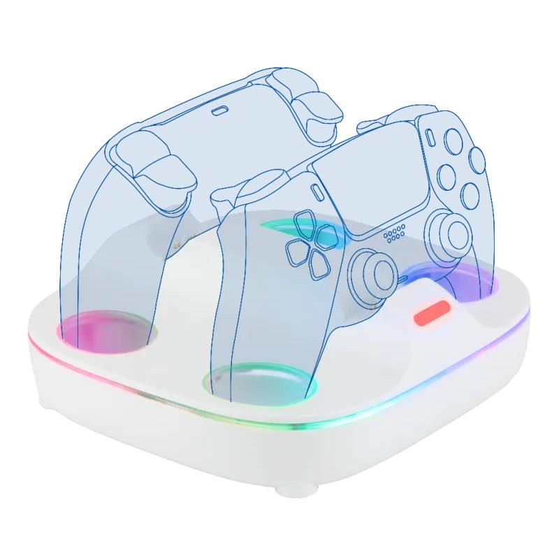Station recharge RGB Dualsense PS5 | Konix