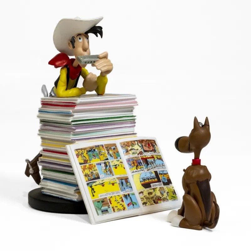 Figurine Lucky Luke & Rantanplan Plastoy | Collection