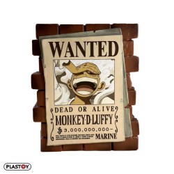 Tirelire Affiche Wanted Luffy Plastoy | Figurine