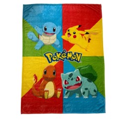 Plaid Coral Starter Pikachu 130x180cm | Lyo