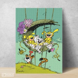 Puzzle 1000 pièces Marsupilami - Plastoy | Jeu