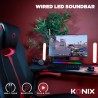 Barre de son LED filaire Konix | Enceinte gaming