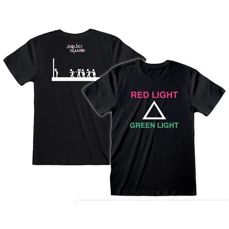 T-shirt Squid Game Rouge/Vert Taille M | Heroes Inc.