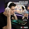 Casque Gaming Filaire Nexus RGB Blanc USB | Konix