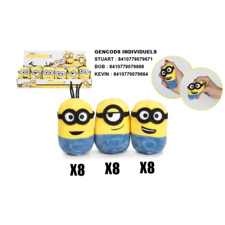 Peluche Minions Squeeshy 5cm Play By Play | Jouet