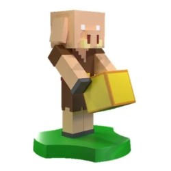 Figurine Steve Minecraft Cable Guys - Support Téléphone