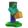 Figurine Steve Minecraft Cable Guys - Support Téléphone