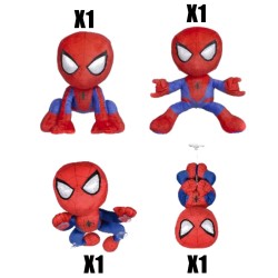Peluche Spider-Man 26cm Play By Play | Achat Officiel