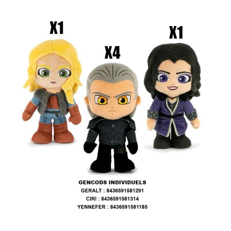 Peluche Witcher 27cm | Play By Play Officielle