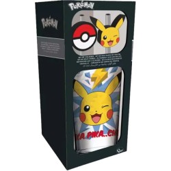 Verre Tumble Pokémon 2 Pailles Métal | Stor
