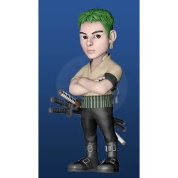 Figurine Zoro One Piece MINIX 1UP | Achat