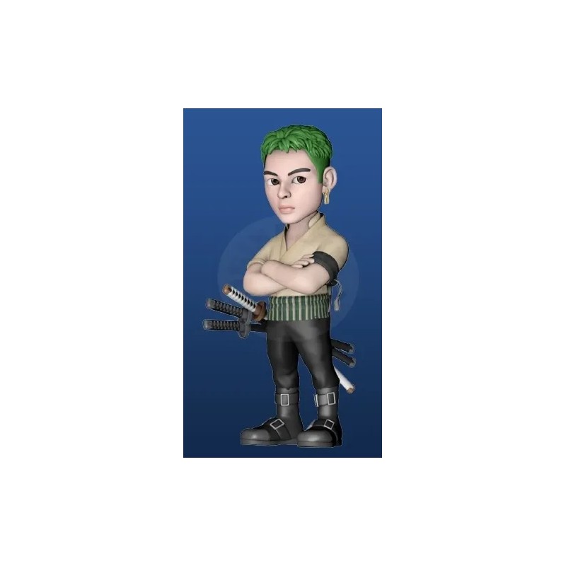 Figurine Zoro One Piece MINIX 1UP | Achat