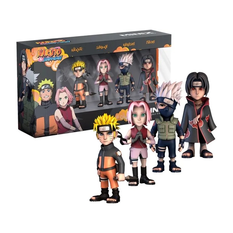 Pack 4 Figurines Naruto 1UP - Achat Figurines Anime