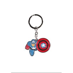 Porte-clés Captain America Marvel | Difuzed Officiel