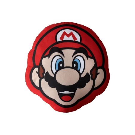 Coussin Visage Mario 40cm | Lyo - Confort Premium
