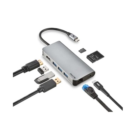 Hub USB-C 8 en 1 NGS Wonder Dock | Station accueil