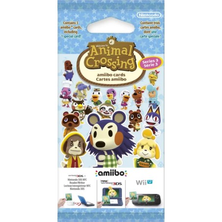Amiibo 3 Cartes Animal Crossing S3 Nintendo | Achat