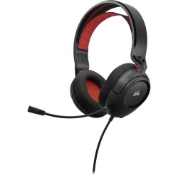 Casque Gaming Corsair HS35 V2 Red | Filaire Haute Qualité