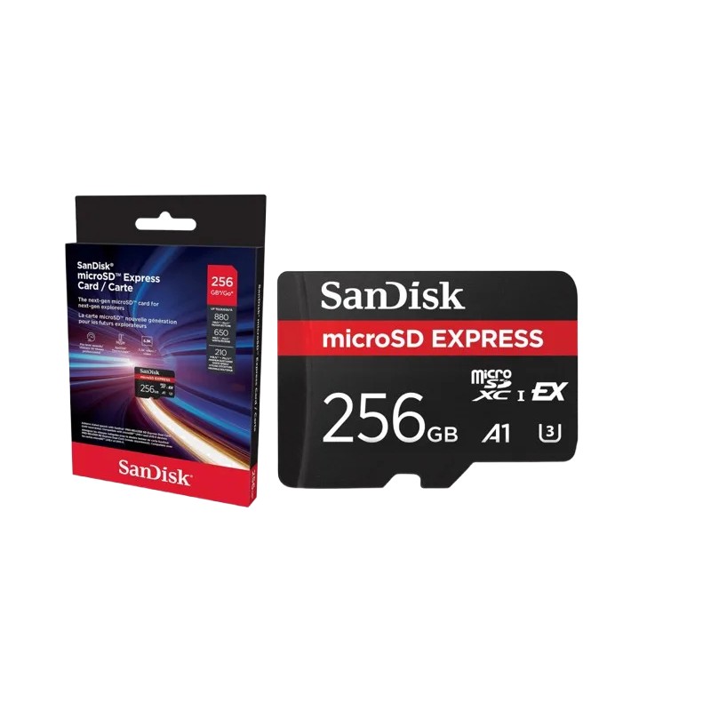 Carte Micro SD Express 256GB SanDisk | Stockage Gaming