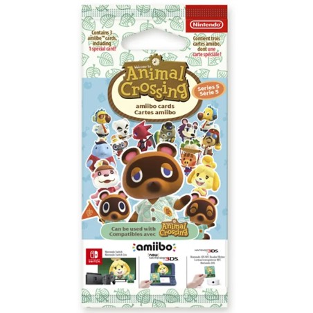 Amiibo 3 Cartes Animal Crossing S5 Nintendo | Collectible