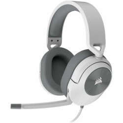 Casque Gaming Corsair HS55 Blanc Filaire | Son Surround