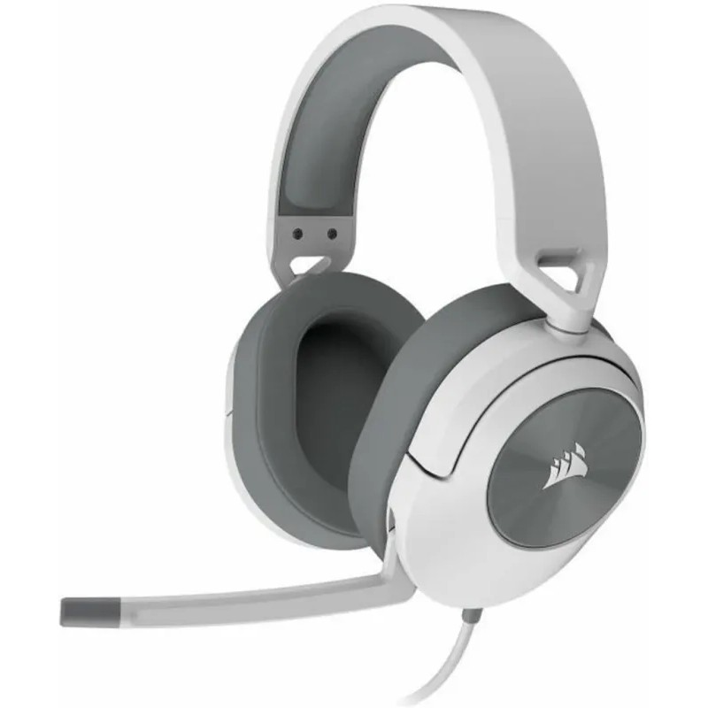 Casque Gaming Corsair HS55 Blanc Filaire | Son Surround