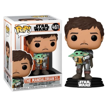 Funko POP Mando avec l'Enfant - Figurine Star Wars