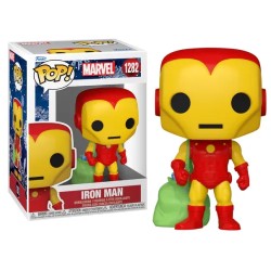 Funko POP Iron-Man Noël Marvel | Figurine Collector