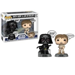 Funko POP Star Wars Dark Vador & Luke - Pack 2 Figurines