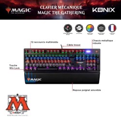 Clavier Mécanique Magic The Gathering Konix | Gaming