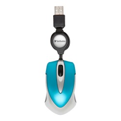 Souris filaire mini travel Caribbean Verbatim - Accessoire