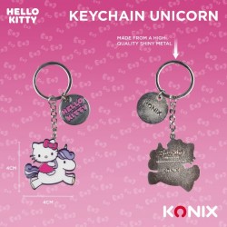 Porte-clés Unicorn Hello Kitty Konix | Accessoire