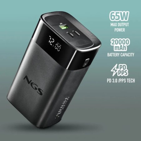 Powerbank NGS TWIX 20 65W 20000 mAh | Charge rapide