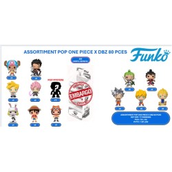 Funko POP One Piece x DBZ 80 Pièces - Assortiment Collector