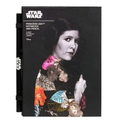 Set Cahier + Crayon Princess Leia | Papeterie