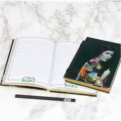 Set Cahier + Crayon Princess Leia | Papeterie
