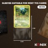 Konix TCG Dark Blue Matte Sleeves 100 pcs | Protection