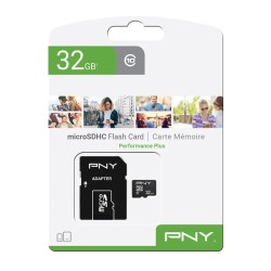 Carte Micro SD 32GB PNY Performance Plus | Stockage